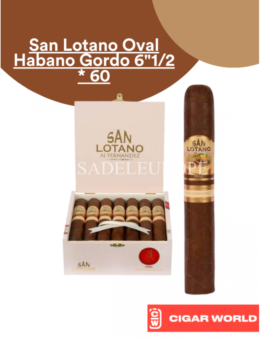 San Lotano Oval Habano Gordo 6"1/2 * 60