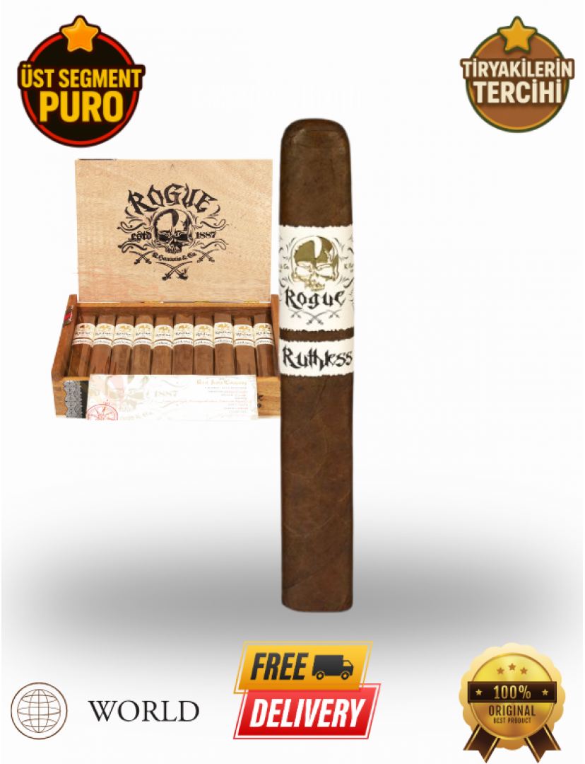 Gurkha Rogue Rascal Puro 5.5 x 46 – Tam Gövdeli El Yapımı Nikaragua Puro