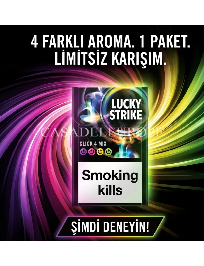 Lucky Strike 4 Click Mix Sigara 1 karton