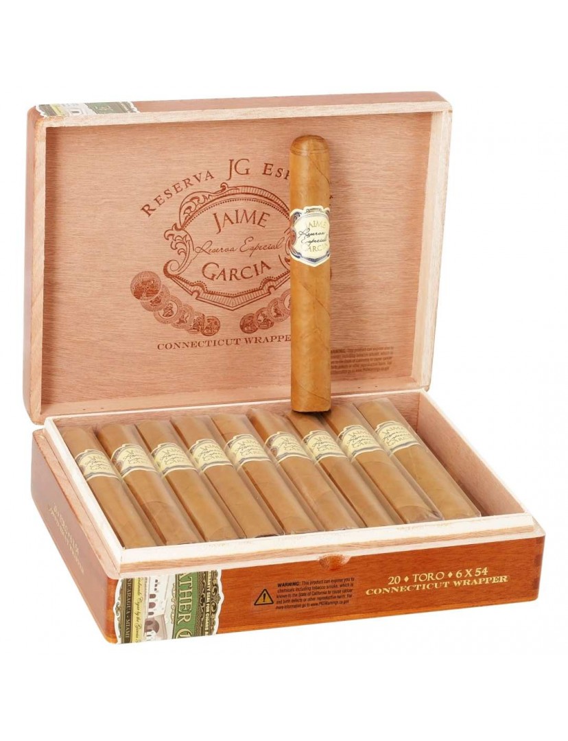 jaime Garcia Reserva Especial Connecticut Toro 6" * 54