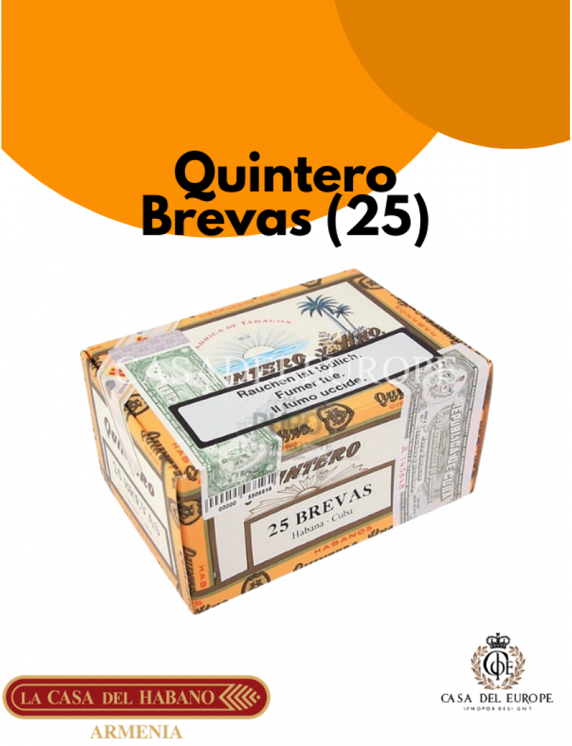 Quintero Brevas 25’li – Orijinal Küba Corona Puro Kutusu