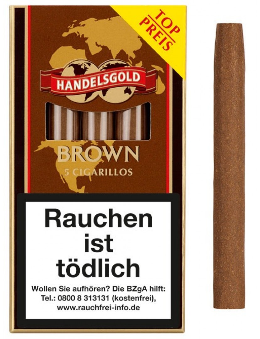 HANDELSGOLD Brown Cigarillos 