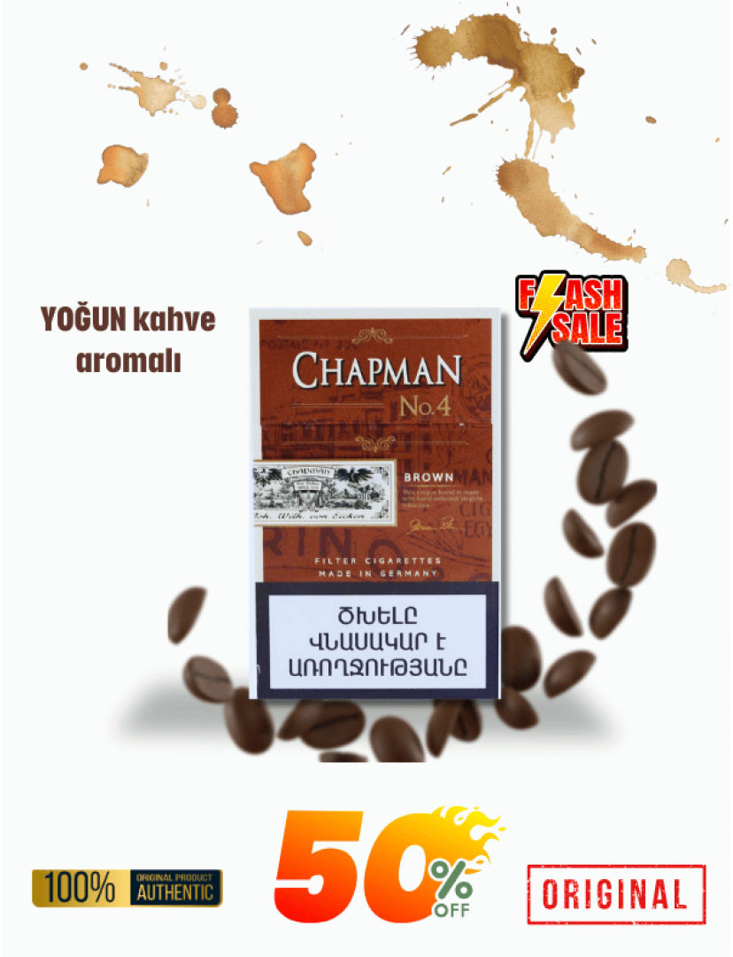 chapman kahve kakao aromalı sigara