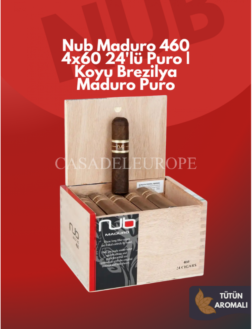 Nub Maduro 460 (4x60) 24'lü Puro