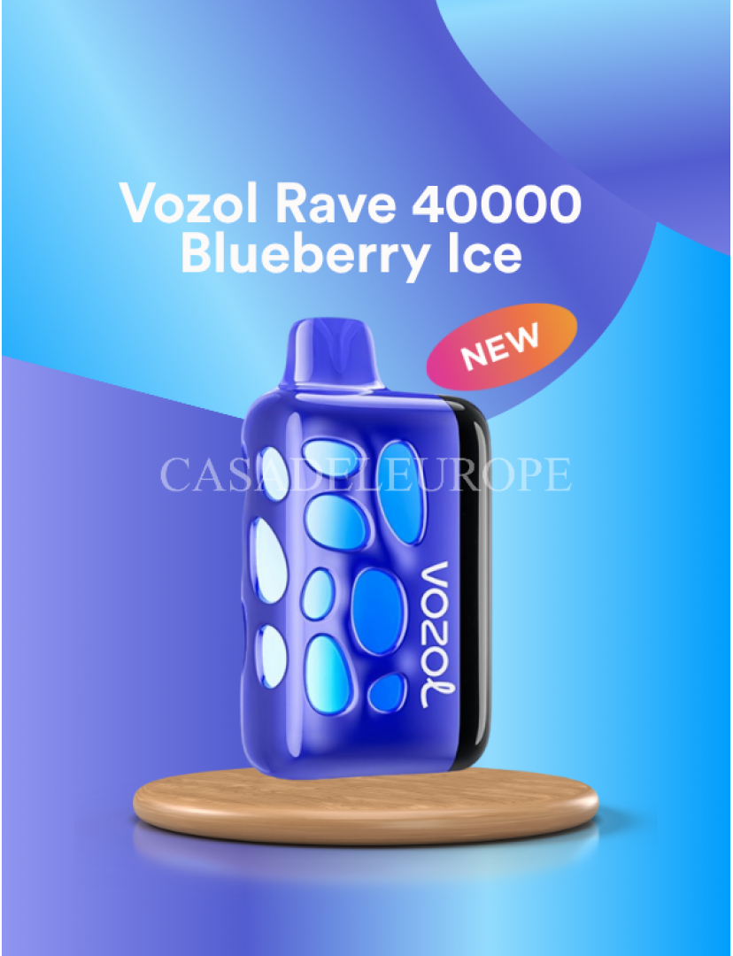 Vozol Rave 40000 Blueberry Ice