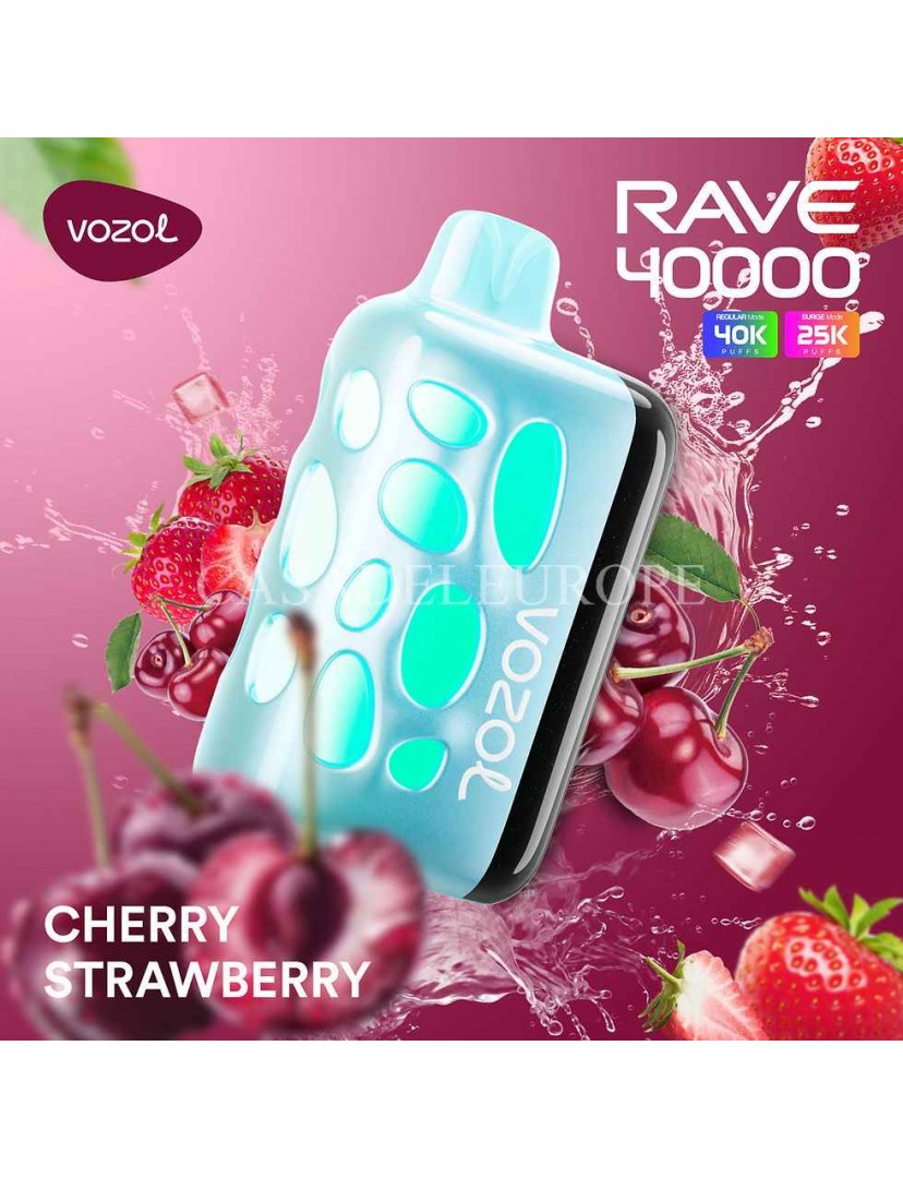 Vozol Rave 40000 Cherry Strawberry