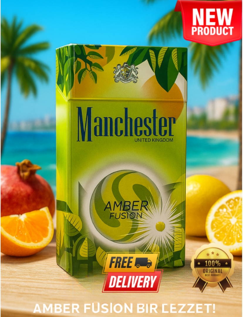 manchester amber fasion mentöllü sigara