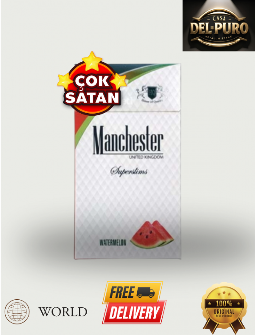 Manchester Superslims Watermelon Sigara ( Karpuz Aromalı )