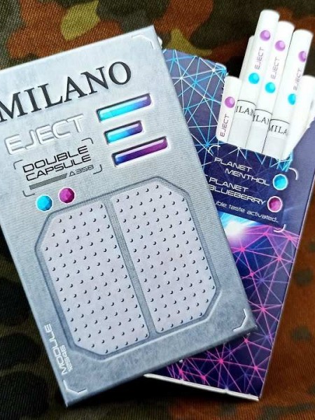 Milano Eject Double Click sigara-Mentol ve Böğürtlen