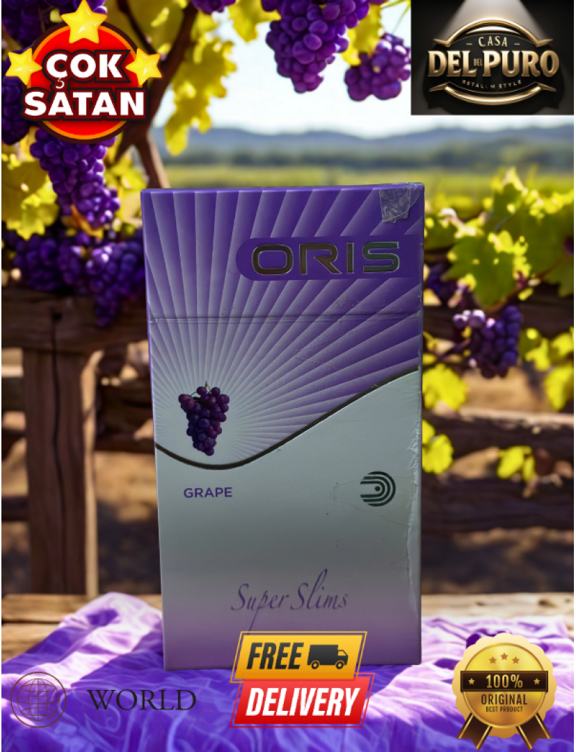 Oris Grappe Superslim Sigara - Üzüm Aromalı 