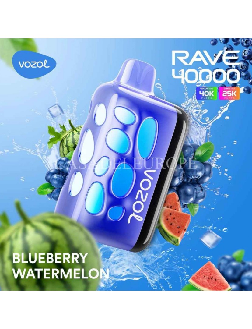 Vozol Rave 40000 Blueberry Watermelon