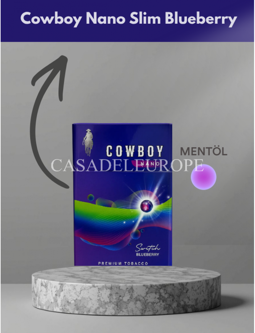 Cowboy Nano Slim Blueberry Aromalı Sigara