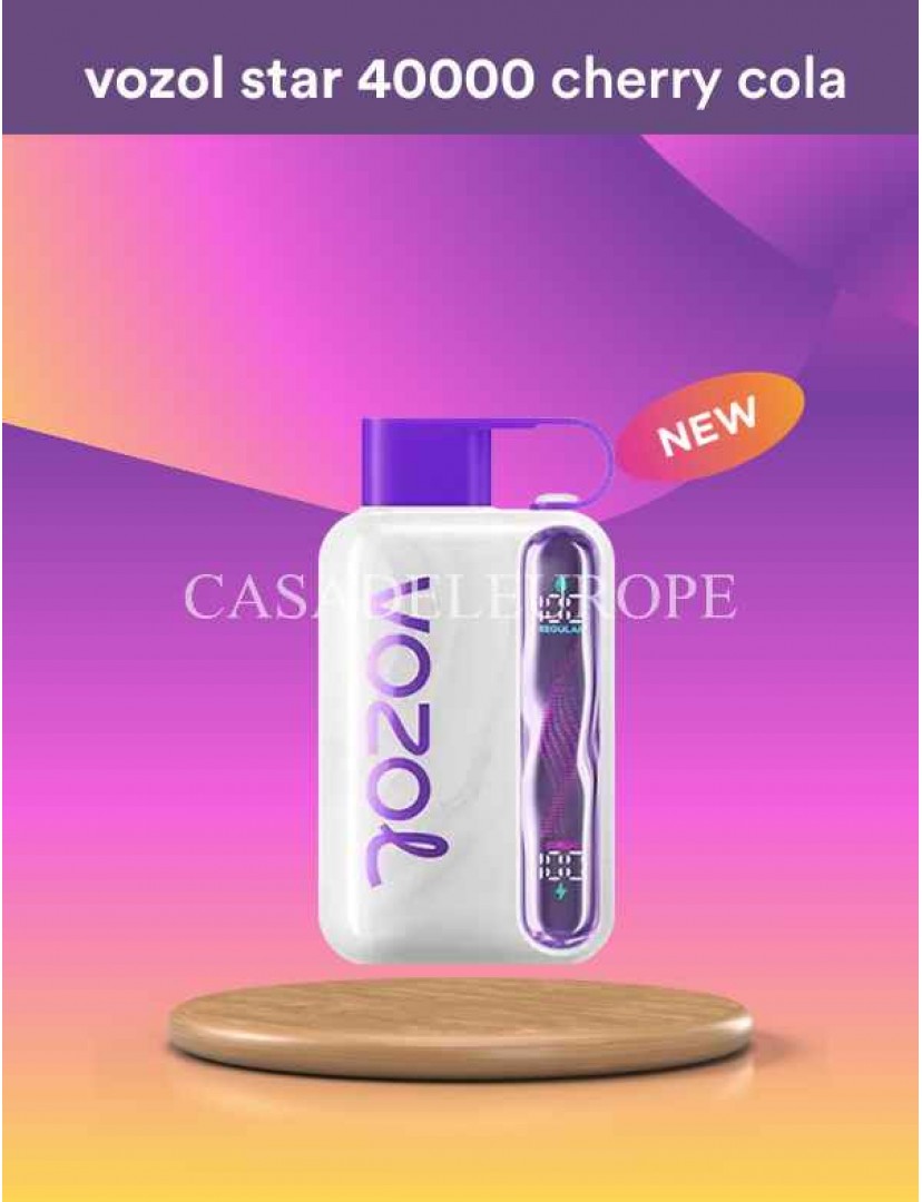 vozol star 40 bin cherry cola