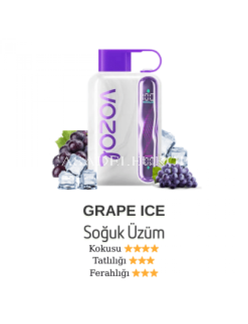 Vozol Star 40000 Grape Ice– Üzüm Buzlu 40.000 Puff Tek Kullanımlık Elektronik Sigara