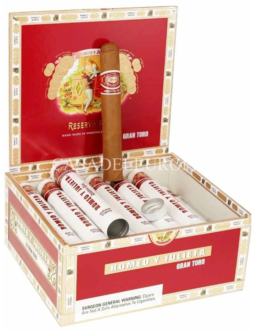 Romeo Y Julieta Reserva Real Gran Toro Tubo 6" * 54