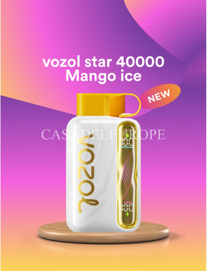 Vozol Star 40000 Mango Ice – Mango Buzlu 40.000 Puff 