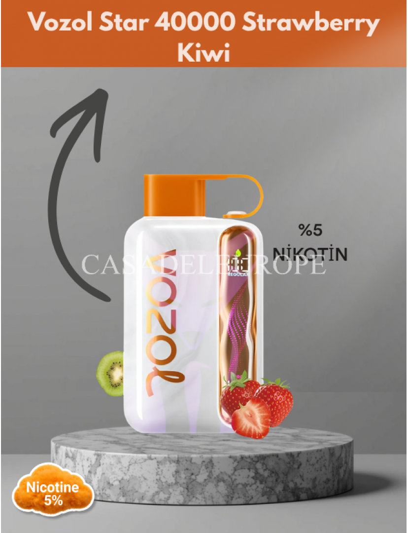 Vozol Star 40000 Strawberry Kiwi