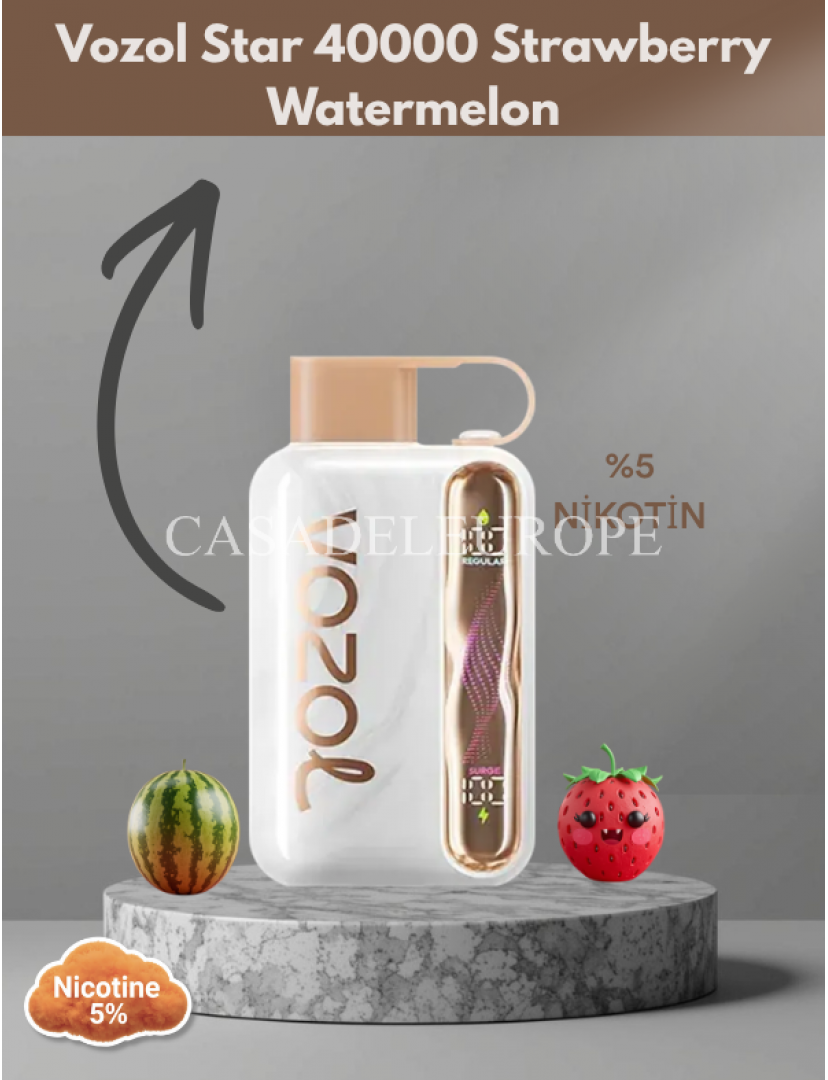 Vozol Star 40000 Strawberry Watermelon