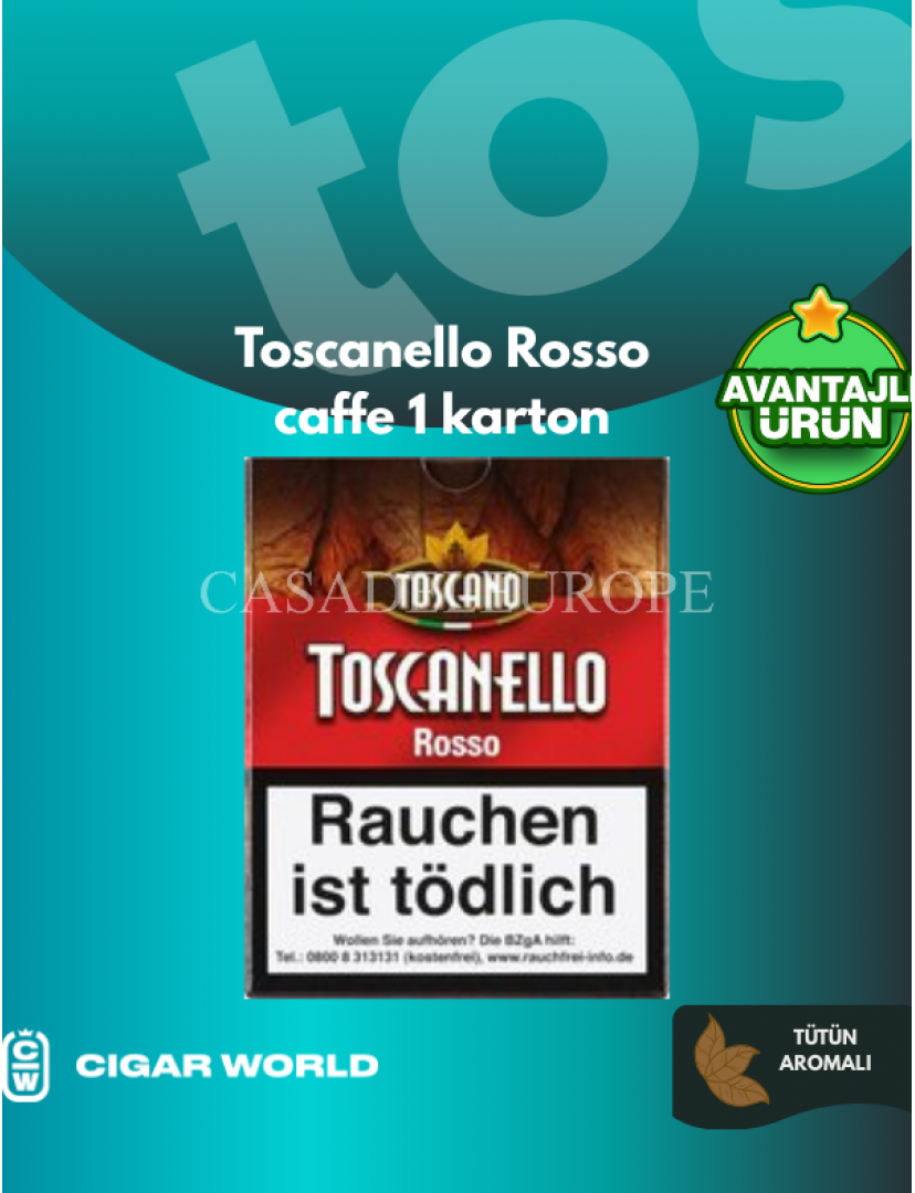 Toscanello Aroma Caffé rosso 10x5s 1 karton
