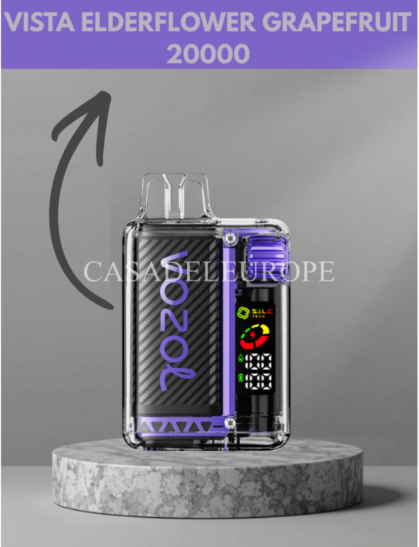 Vozol Vista 20000 Elderflower Grapefruit