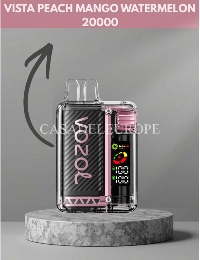 Vozol Vista 20000 Peach Mango Watermelon 