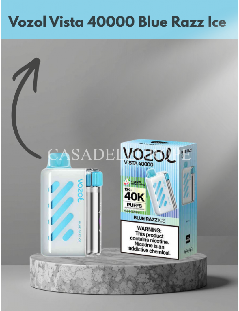 Vozol Vista 40000 Blue Razz Ice