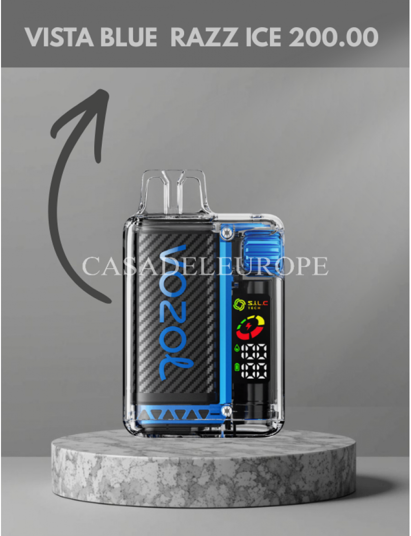 Vozol vista 20000-blue razz ice